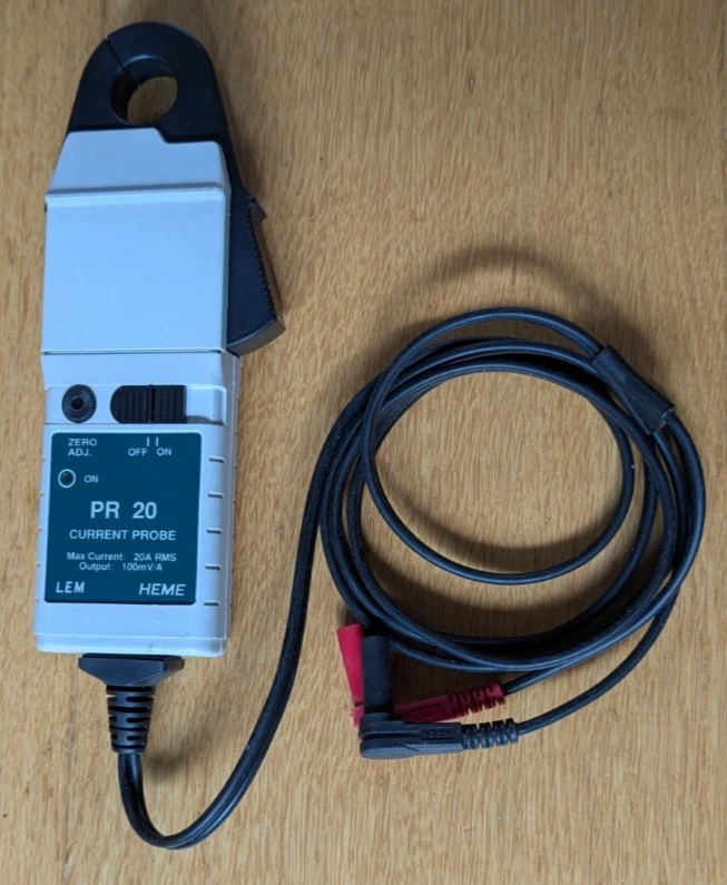LEM HEME Current Probe PR20, +/-20A range, AC (RMS) or DC, +/-1% - Image 1 of 4