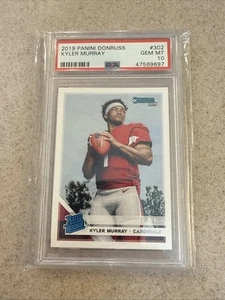 2019 Donruss #302 Kyler Murray Cardinals RC Rookie PSA 10 GEM MINT - Bild 1 von 2