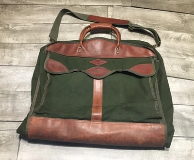 Diamond Bluff Battenkill Cuero Lona Viaje Ropa Bolso De Colección Foto 1 de 4