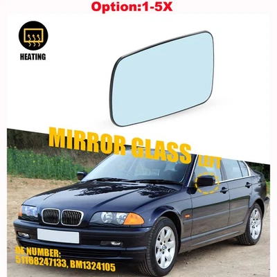 Espejo de vidrio térmico con placa de respaldo lado izquierdo para BMW 750i 750Li 2006-08 base Foto 1 de 4