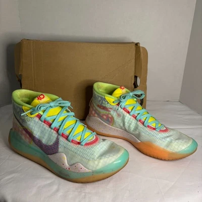 NIKE ZOOM KD12 NRG VERDE AZULADO ROJO ÓRBITA FOTO AZUL CK1195-300 CON CAJA KEVIN DURANT Foto 1 de 4