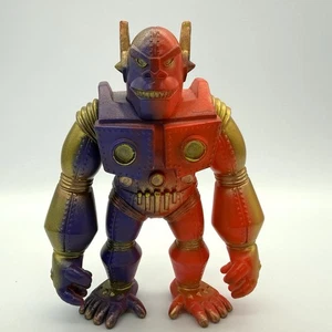 Planet X Mecha Goliathon Sofubi Vinyl Figure Neon OrangushPink , Purple, Gold - Picture 1 of 8
