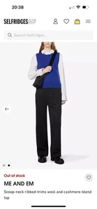 Gilet Me Em misto cashmere M nuovo  - Foto 1 di 5