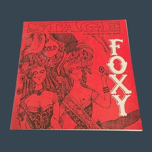 Bühnenprogramm für Fisher Theatre Foxy Januar-Februar 1964 - Bild 1 von 3