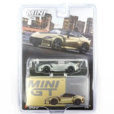 chase Mini GT Nissan Z VeilSide FFZ400 Gold Chrome 1:64 Scale Model Car MGT00985 - Image 1 of 2