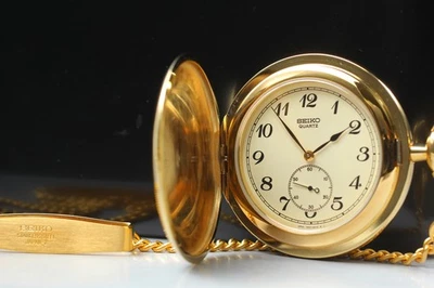[Top MINT] SEIKO Pocket Watch 7N07-001A Gift by the Prime Minister From JAPAN - Image 1 of 4