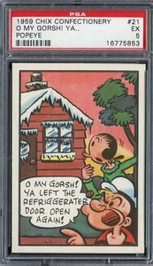 1959 CHIX POPEYE #21 O MY GORSH! PSA 5 NICELY CENTERED *DS15046 - Picture 1 of 2