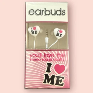 Y2K Vibe Sound Auriculares con cable I Love Me 3,5 mm Entrada Jack Bimbo Trashy - Imagen 1 de 3