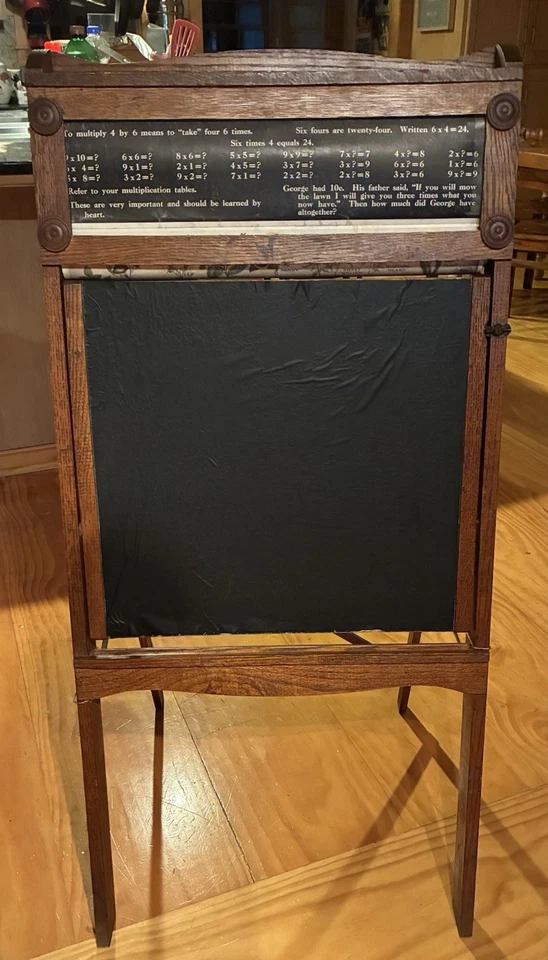 Escritorio de arte industrial Lewis E. Myers Chautauqua 1913 vintage Foto 1 de 4