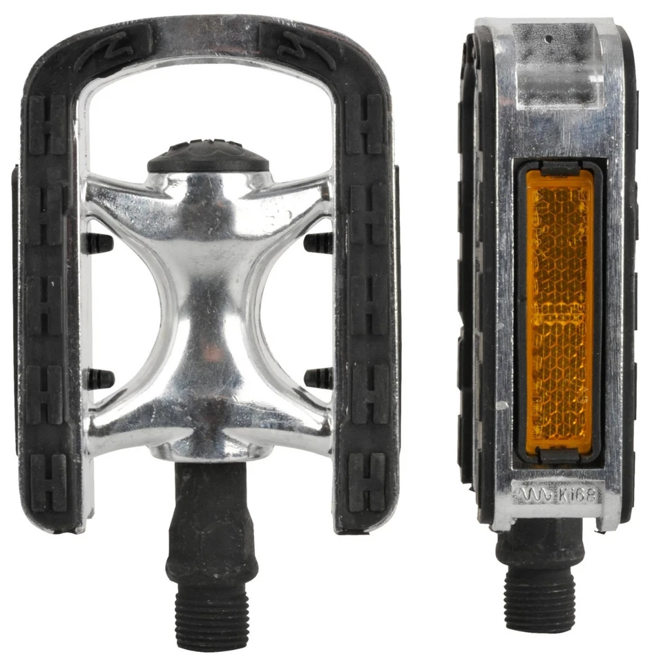 Fischer Alluminio Fahrrad-Pedale Anti Scivolo Set Plattform-Pedale MTB Città ECC - Immagine 1 di 1