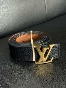 Cinturón reversible Louis Vuitton negro marrón 30 mm rosa talla 85/34 para mujer’s - Imagen 1 de 12