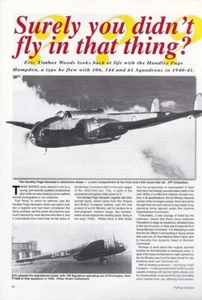 Handley Page Hampden Aircraft Report 10/1/2023d - Picture 1 of 1