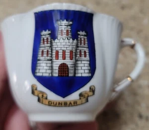 Vintage Dunbar Castle Scotland kleine Teetasse The FOLEY China/ENGLAND - Bild 1 von 10