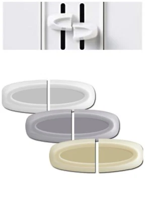 LUTRON Skylark DUAL SPLIT DIMMER Replacement Slider HALF KNOBS Fan Light 1 Pair - Image 1 of 4