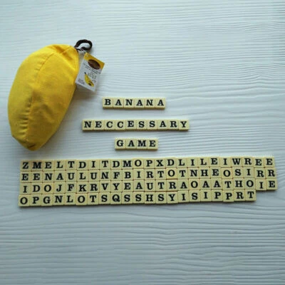 Bananagrams Vocabulary Word Spelling Lettered Educational Crossword Play New - Image 1 of 4