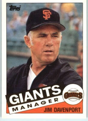 1985 Topps Traded #27T Jim Davenport NM++ Giants MG J2M - Image 1 of 2