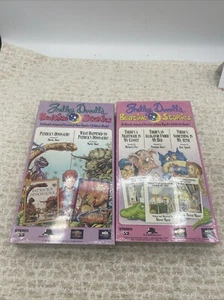 2 VHS Shelley Duvall's Bedtime 5 stories Patrick's Dinosaurs & 4 More NIP Sealed - Picture 1 of 6