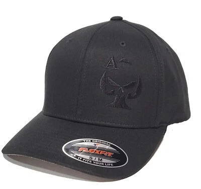Gorra FLEXFIT bordada negra sobre negra As of Spades Sniper 2A, 5001 Foto 1 de 3