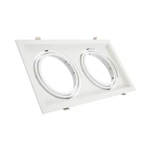 Foco Cardan Slim AR111 Doble Blanco - 5 años de Garantía - Imagen 1 de 5