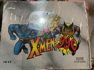 Marvel X-Men 99¢ Trading Card Sealed Box, 18 Count, Fleer SkyBox - Picture 1 of 1