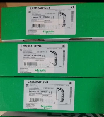 For NEW Schneider Servo Drive LXM32AD12N4 12A RMS peak current 3-phase 480V - Image 1 of 4
