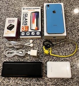 iPhone XR 128GB - Blue - Bundle - Afbeelding 1 van 11