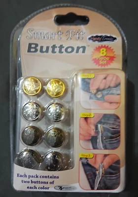 Smart Fit Button 8 Piece Button Set Alter Waistbands in a Flash - Image 1 of 2