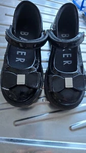 Ted Baker Girls Black Mary Jane Shoes with Bow UK 11 - Picture 1 of 6