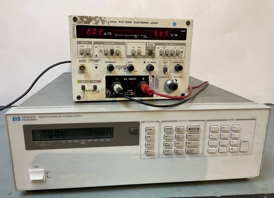 HP Agilent 6623A Triple-Output DC Power Supply 7V/5A, 20V/2A, 7V/10A LOAD TESTED - Image 1 of 4