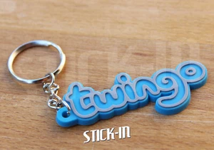 Porte Clés pour Twingo Bleu Keychain Keyrings Llavero Blue Schlüsselring - Picture 1 of 4