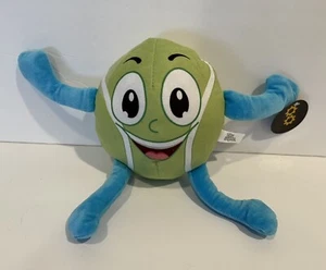 Juguete de peluche de pelota de tenis nuevo con etiquetas Happy Face Toy Works - Imagen 1 de 4