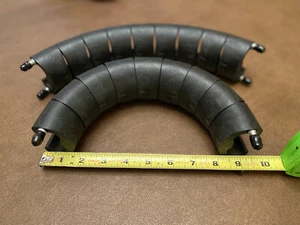 Parker? 3/4" (x2) Hydraulic Hose Non-Kink Flexible U-Turn U-Bend Routing Guildes - Picture 1 of 6