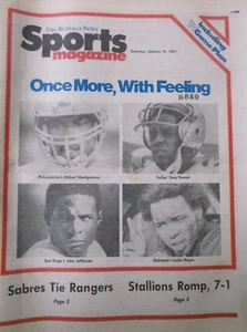 Buffalo News Sports Magazine January 10 1981 - Picture 1 of 1