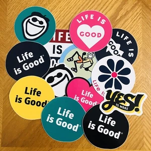Life Is Good Stickers - Picture 1 of 12