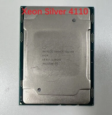 Intel Xeon Silver 4110 SR3GH 2.10GHz 11MB 8-Core LGA3647 CPU Processor - Image 1 of 3
