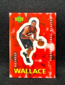 1997-98 Upper Deck NBA Basketball Stickers - RASHEED WALLACE #102 - Picture 1 of 2