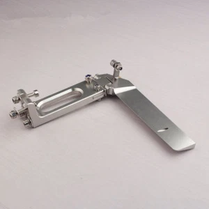 #109 CNC 130mm Alu Rudder for Methanol Engine / Electric Medium Size RC Boat - Picture 1 of 1