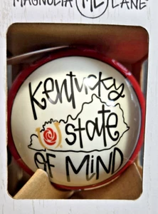 Magnolia Lane Kentucky Derby 151 Ornament Kentucky\Red - Hand-Painted - NEW - Picture 1 of 2