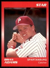 1990 Star Spartanburg Phillies Brian Adams Spartanburg Phillies #1