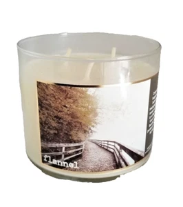 Bath & Body Works FLANNEL 3-Wick Candle 14.5oz  - Picture 1 of 4
