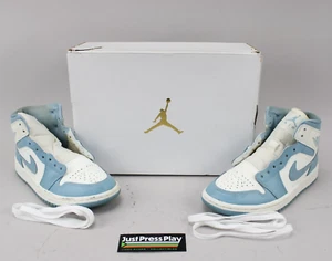 Nike Air Jordan 1 Mid University Blue W Women's Size 5 w/ Box As-Is - Picture 1 of 22