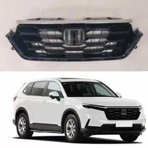 Fits for Honda CRV CR-V 2023 2024 Front Grille Mesh Grill Bar Vent Trim Black - Picture 1 of 12
