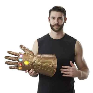 Marvel Avengers Legends Thanos Glove Gauntlet Guanti LED Luce Cosplay Accessory - Picture 1 of 7