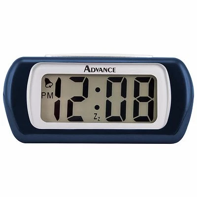 6108AT Advance Time Technology 0.6" LCD Digital Alarm Clock - Blue - Image 1 of 2