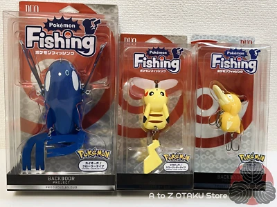 Pokemon Angelköder PIKACHU KYOGRE PSYDUCK (KODUCK) 3er Set DUO JAPAN NEU - Bild 1 von 4