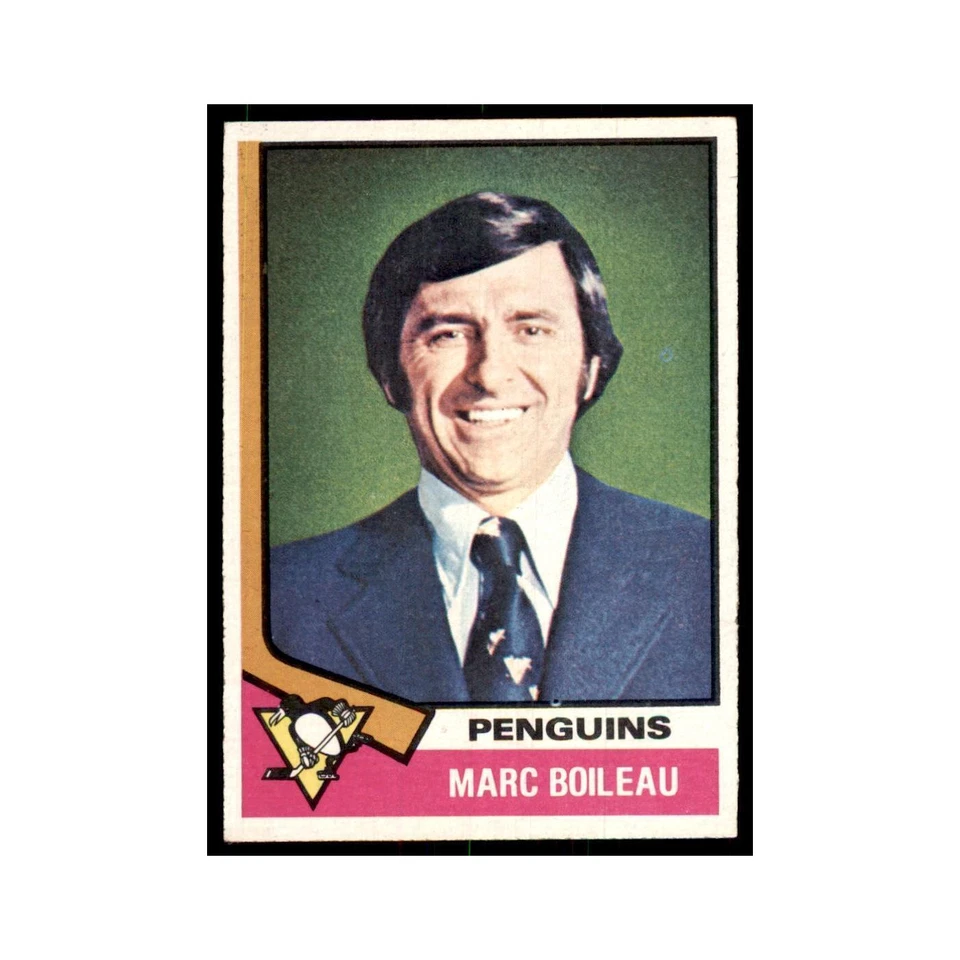 Marc Boileau 1974 Topps #49 Hockey Cards Hockey Card EX - Image 1 of 3