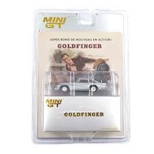 MINIGT GOLDFINGER ASTON MARTIN DB5 - JAMES BOND DE NOUVEAU EN ACTION! 007 - MGT0 - Immagine 1 di 4
