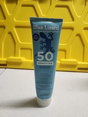 Protector solar mineral sensible Blue Lizard con óxido de zinc 50+ resistente al agua 5 oz Foto 1 de 2
