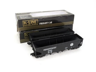 K-Line K623-1892 & K623-1891 PRR Classic Die Cast Hopper 2-Pack, O Gauge - Image 1 of 4