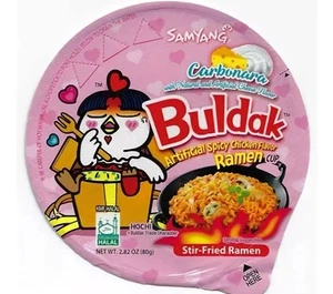 Samyang Buldok Ciotola Carbonara di Pollo Piccante con Gusto Formaggio 1 Ciotola NUOVA BB2026 - Foto 1 di 4
